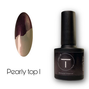 MiiS Pearly top №1 (фиолетовый) 7,3 мл (без липкого слоя)