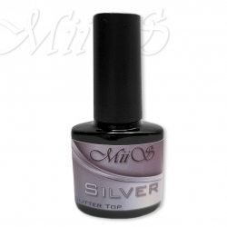Miis Glitter Top Silver 7.3