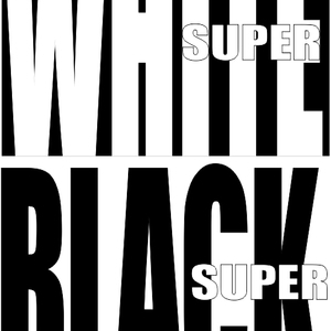 Super White & Black